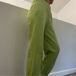 Brandy Melville John Galt Rosa Sweats Bright Green (SOLD OUT COLOR)